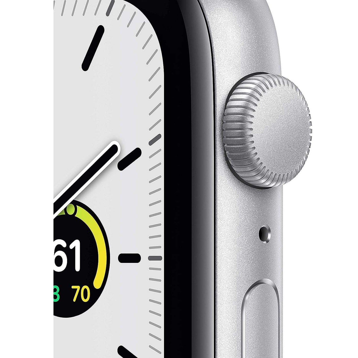 Apple Watch SE 44mm (GPS) Silver Aluminum with White Sport Band (MYDQ2VC/A)