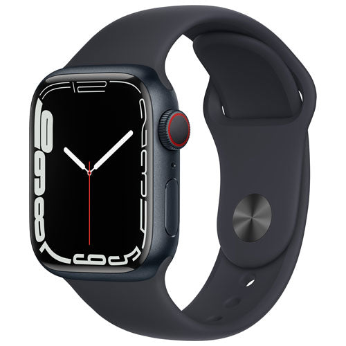 Apple Watch Series 7 (GPS) 41mm Midnight Aluminum with Midnight Sport Band (MKMX3VC/A)