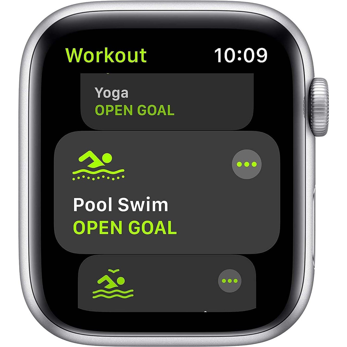 Apple Watch SE 44mm (GPS) Silver Aluminum with White Sport Band (MYDQ2VC/A)