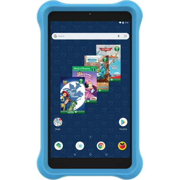 Smartab 7” Disney Kids Tablet with Accessory Bundle 16GB Wi-Fi BT Android - Blue