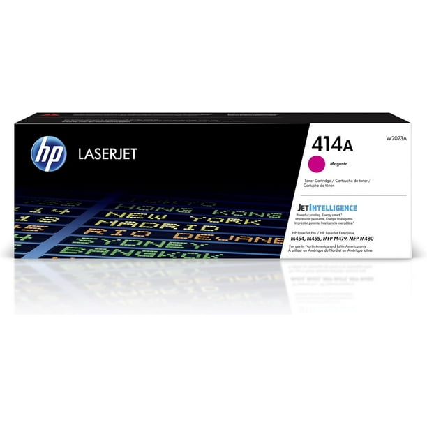 HP 414A (W2023A) Magenta Genuine Original LaserJet Toner Cartridge