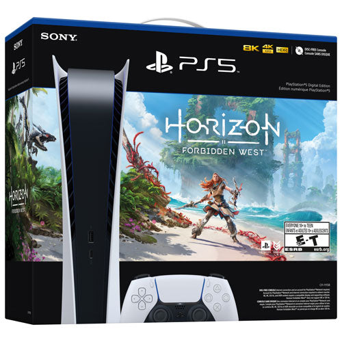 Sony PlayStation 5 Digital Edition PS5 Console Horizon Forbidden West Bundle