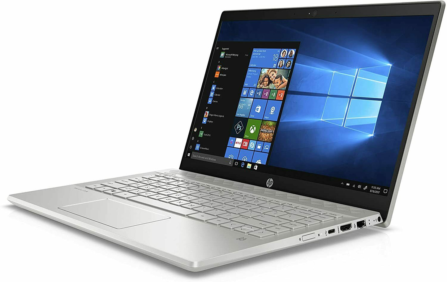 HP Pavilion 14" Laptop Intel Core i3-8130U 2.2GHz 8GB RAM 128GB SSD Win10 Silver