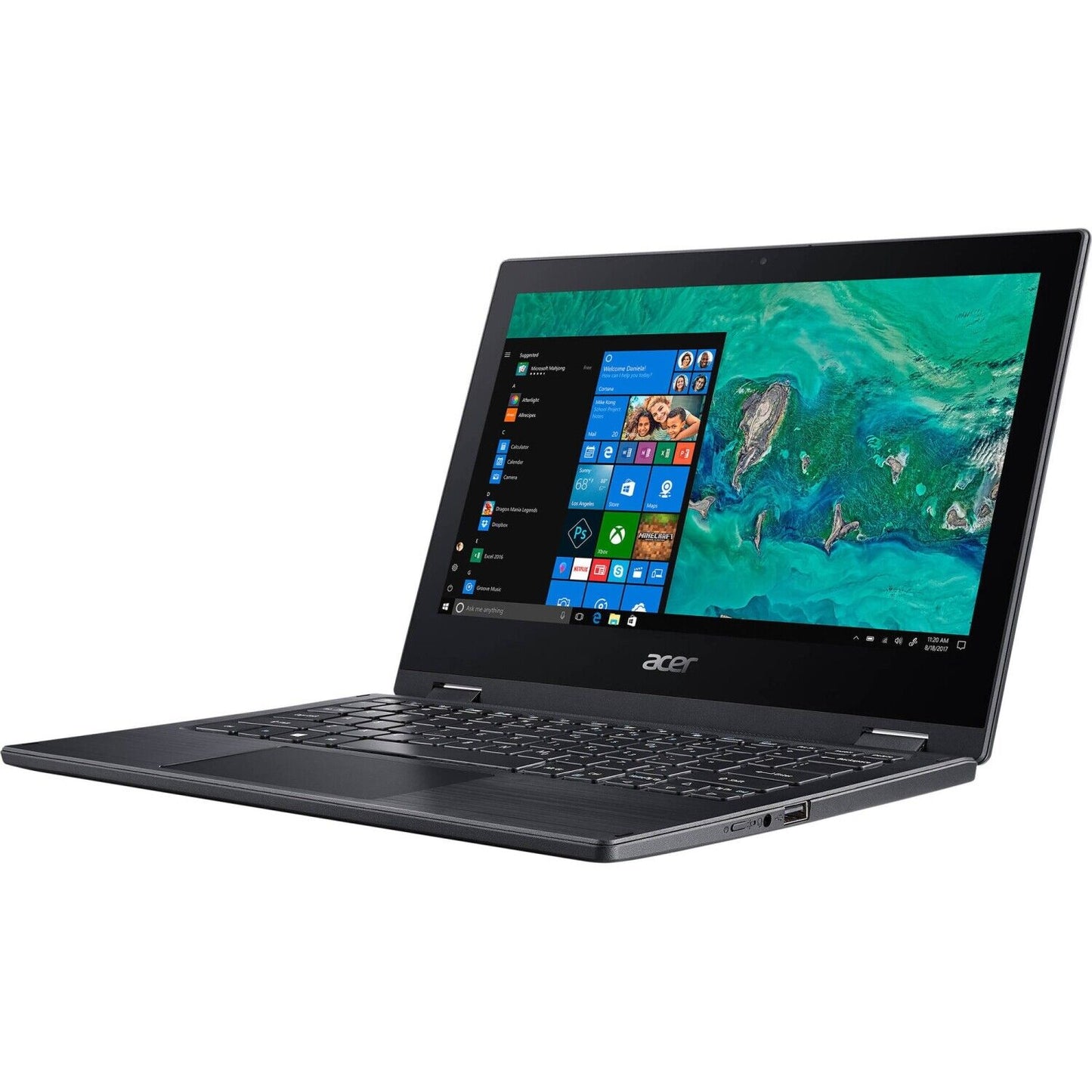 Acer Spin 11.6" Touch 2-in-1 Laptop Intel N4100 1.10GHz 4GB RAM 64GB eMMC Win10