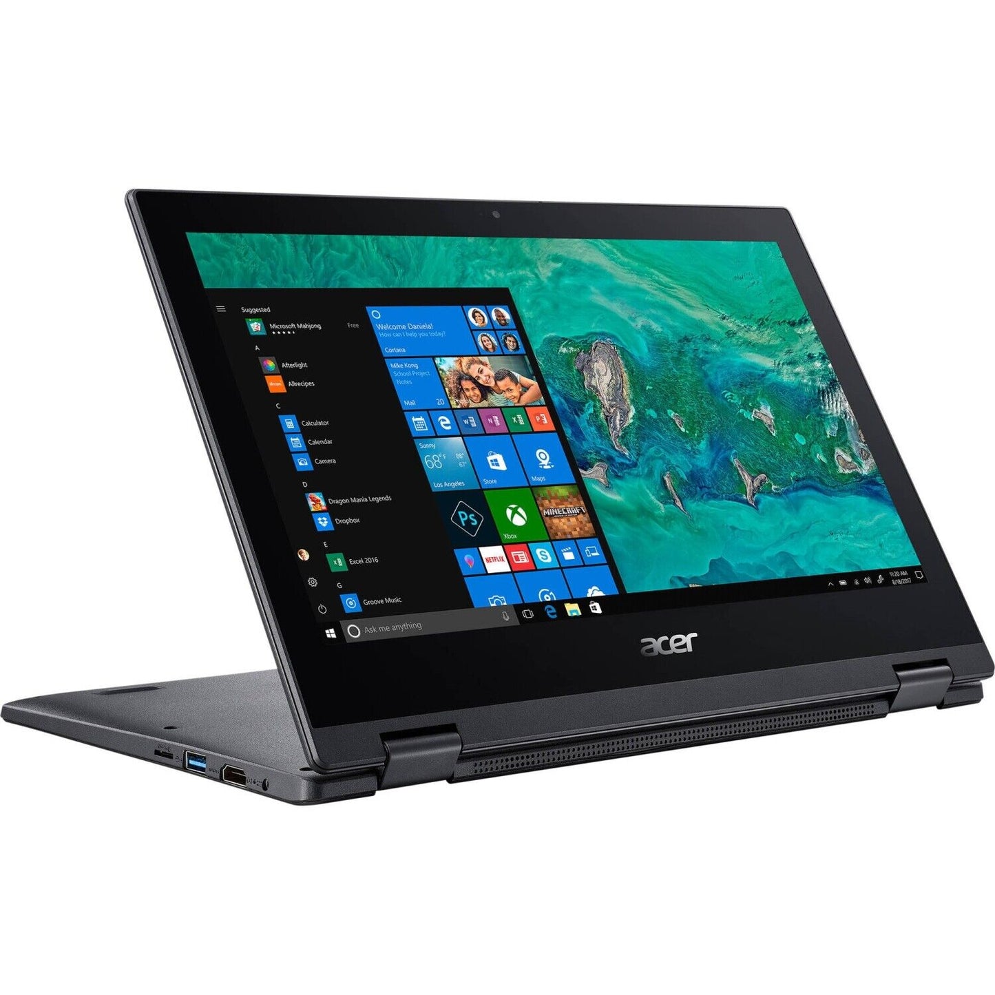 Acer Spin 11.6" Touch 2-in-1 Laptop Intel N4100 1.10GHz 4GB RAM 64GB eMMC Win10