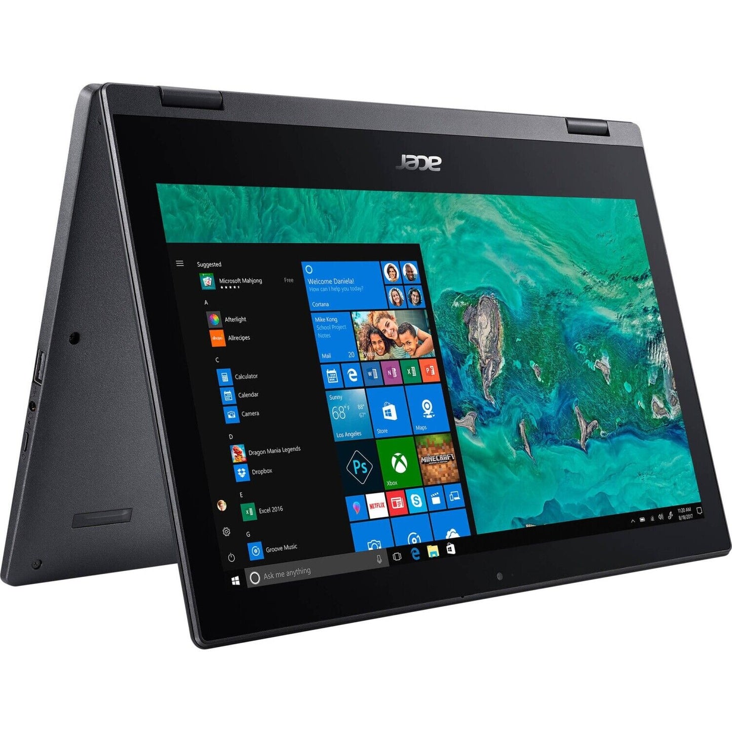 Acer Spin 11.6" Touch 2-in-1 Laptop Intel N4100 1.10GHz 4GB RAM 64GB eMMC Win10