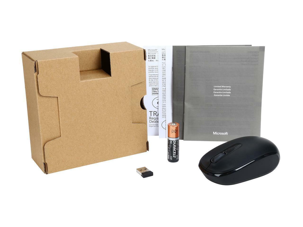 Microsoft Wireless Mobile Mouse 1850 Black (7MM-00001)