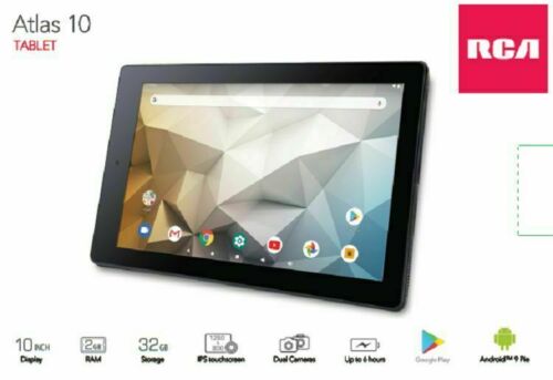 Tablette Android RCA Atlas Tab 10,1" 32 Go + 2 Go RAM Wi-Fi - Noir