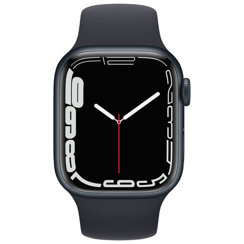 Apple Watch Series 7 (GPS) 41mm Midnight Aluminum with Midnight Sport Band (MKMX3VC/A)