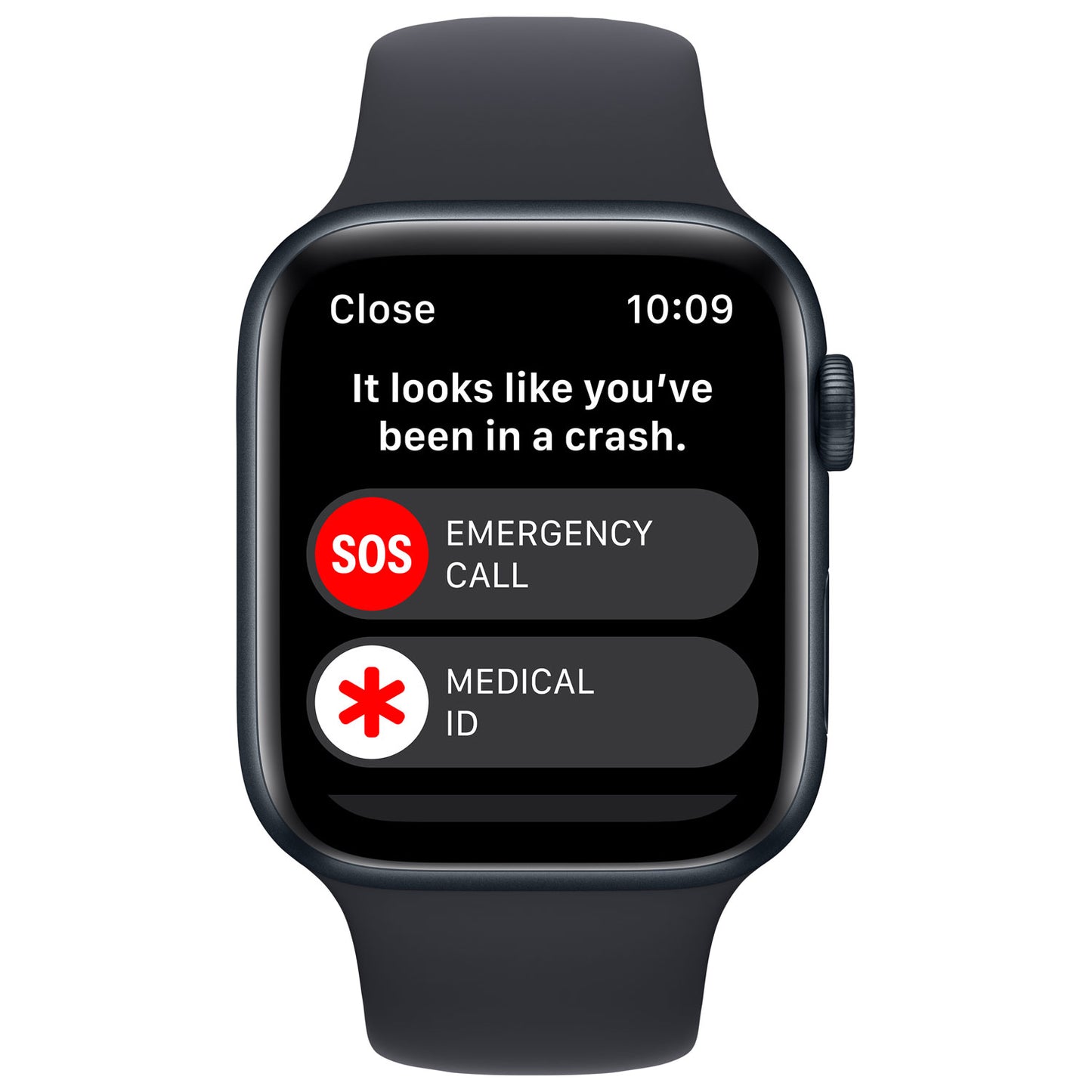 Apple Watch SE (2nd Gen) 44mm (GPS) Midnight Aluminum with Midnight Sport Band (MNK03VC/A)