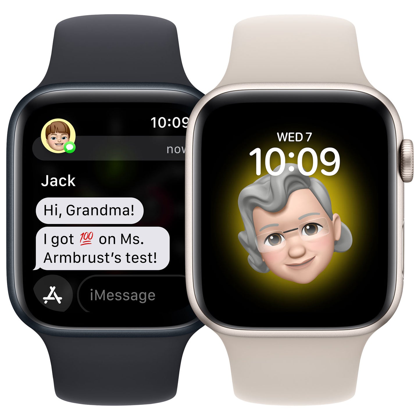 Apple Watch SE (2nd Gen) 44mm (GPS) Midnight Aluminum with Midnight Sport Band (MNK03VC/A)