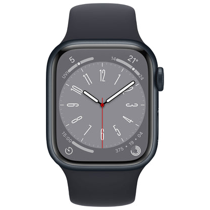 Apple Watch Series 8 (GPS) 41mm Midnight Aluminum with Midnight Sport Band (MNP53VC/A)