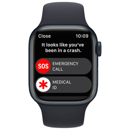 Apple Watch Series 8 (GPS) 41mm Midnight Aluminum with Midnight Sport Band (MNP53VC/A)