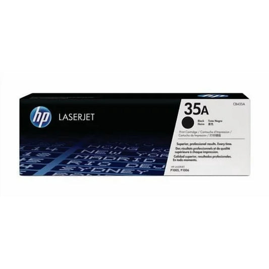 HP 35A (CB435A) Black Genuine Original LaserJet Toner Cartridge