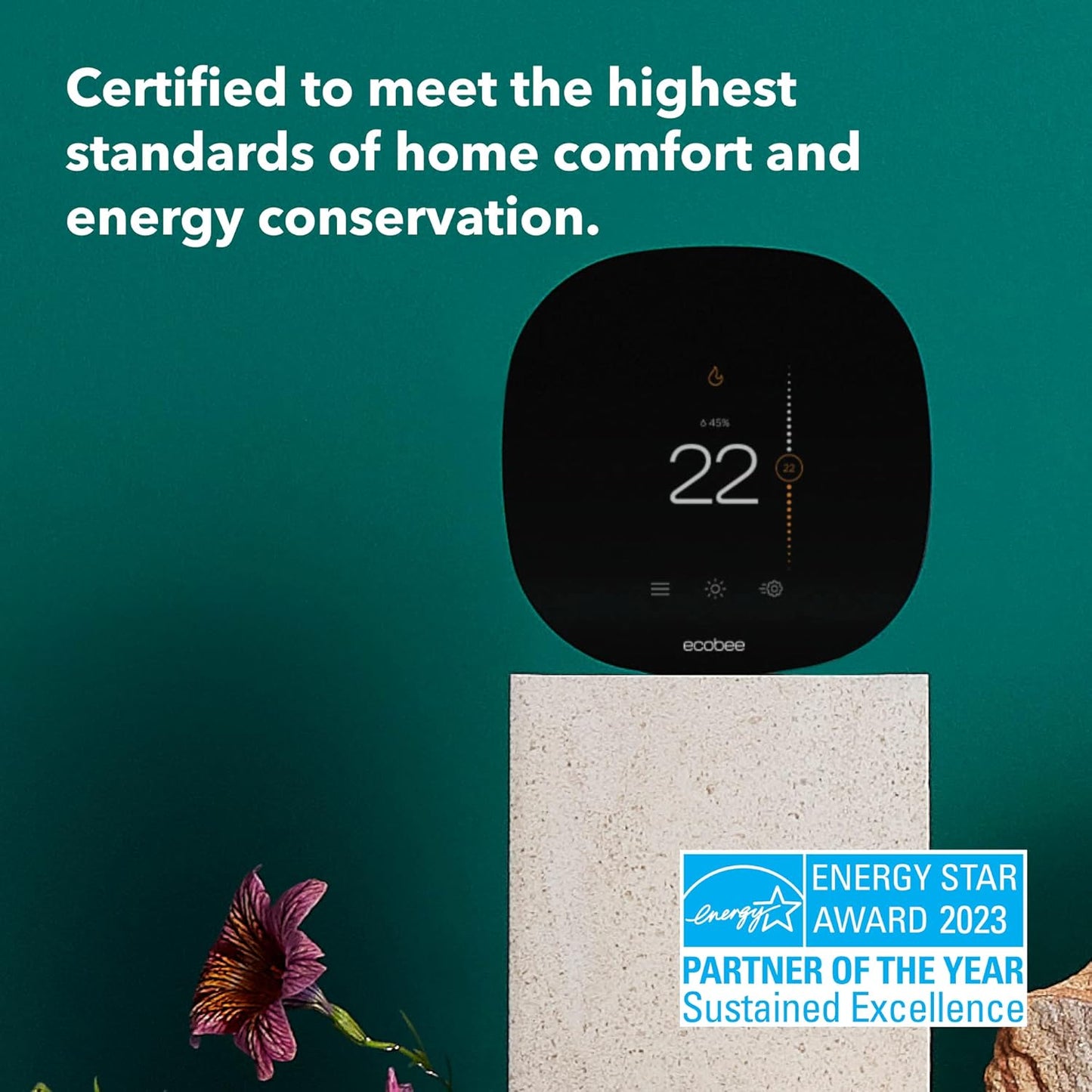 ecobee3 Lite Smart Thermostat - Programmable Wi-Fi Thermostat - Works with Siri, Alexa, Google Assistant - Energy Star Certified