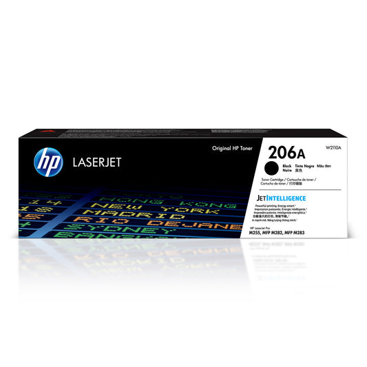 HP 206A (W2110A) Black Genuine Original LaserJet Toner Cartridge