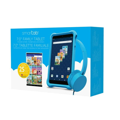 Smartab 7” Disney Kids Tablet with Accessory Bundle 16GB Wi-Fi BT Android - Blue