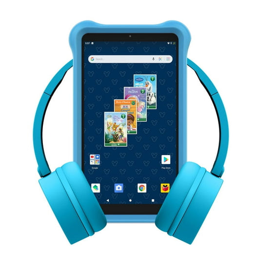 Smartab 7” Disney Kids Tablet with Accessory Bundle 16GB Wi-Fi BT Android - Blue