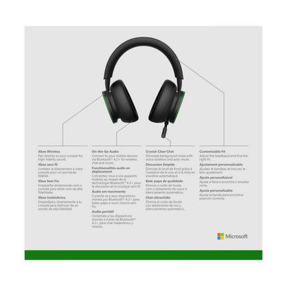 Microsoft Xbox Wireless Headset for Xbox Series X|S, Xbox One, Windows 10 & 11 (TLL-00001)