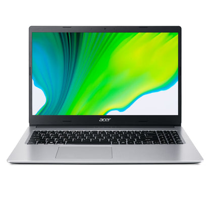 Ordinateur portable Acer Aspire 15,6" FHD, AMD Athlon Silver 3050U, 2,3 GHz, 8 Go de RAM, SSD 256 Go, Windows 10 Home Silver