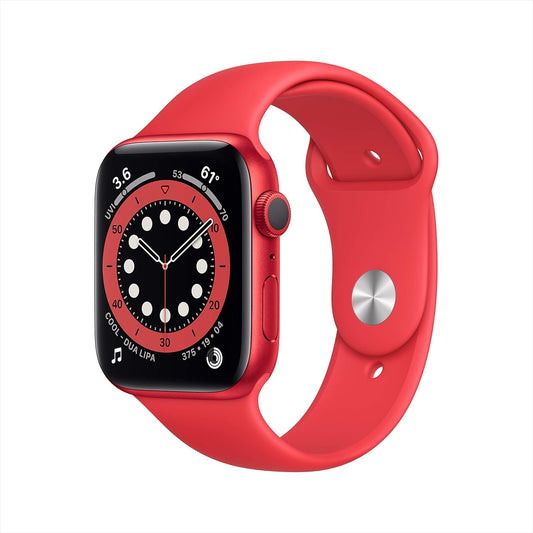 Apple Watch Series 6 (GPS) 40mm Red Aluminum with Red Sport Band (M00A3VC/A)