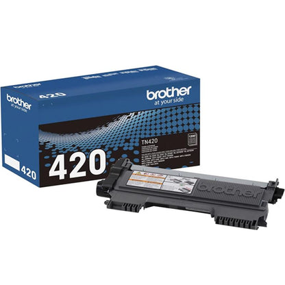 Brother TN420 Genuine Standard-Yield Original Toner Cartridge Black