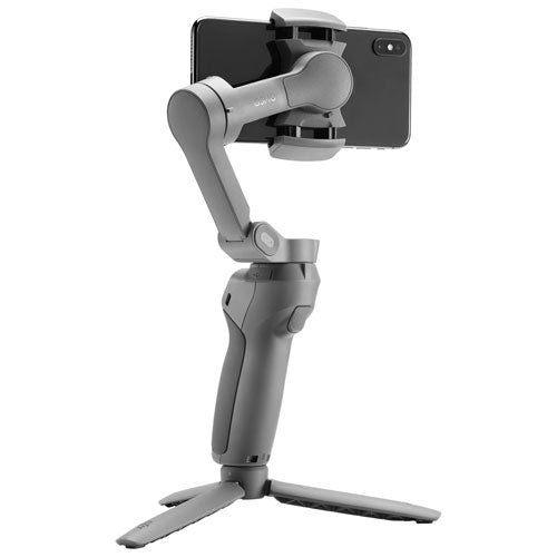 DJI Osmo Mobile 3 Smartphone Gimbal Stabilizer and Grip Tripod Combo - Grey