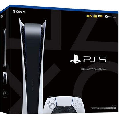 Sony PlayStation 5 Digital Edition PS5 Console (Disc Free Gaming)