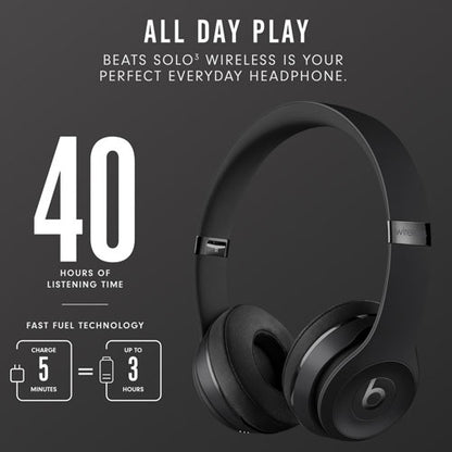 Beats by Dr. Dre Solo3 Wireless On-Ear Headphones - Black