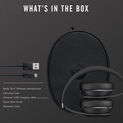 Beats by Dr. Dre Solo3 Wireless On-Ear Headphones - Black