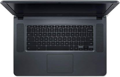 Ordinateur portable Acer Chromebook 15,6 pouces, Intel Atom X5, 4 Go de RAM, 32 Go eMMC, Chrome OS, gris