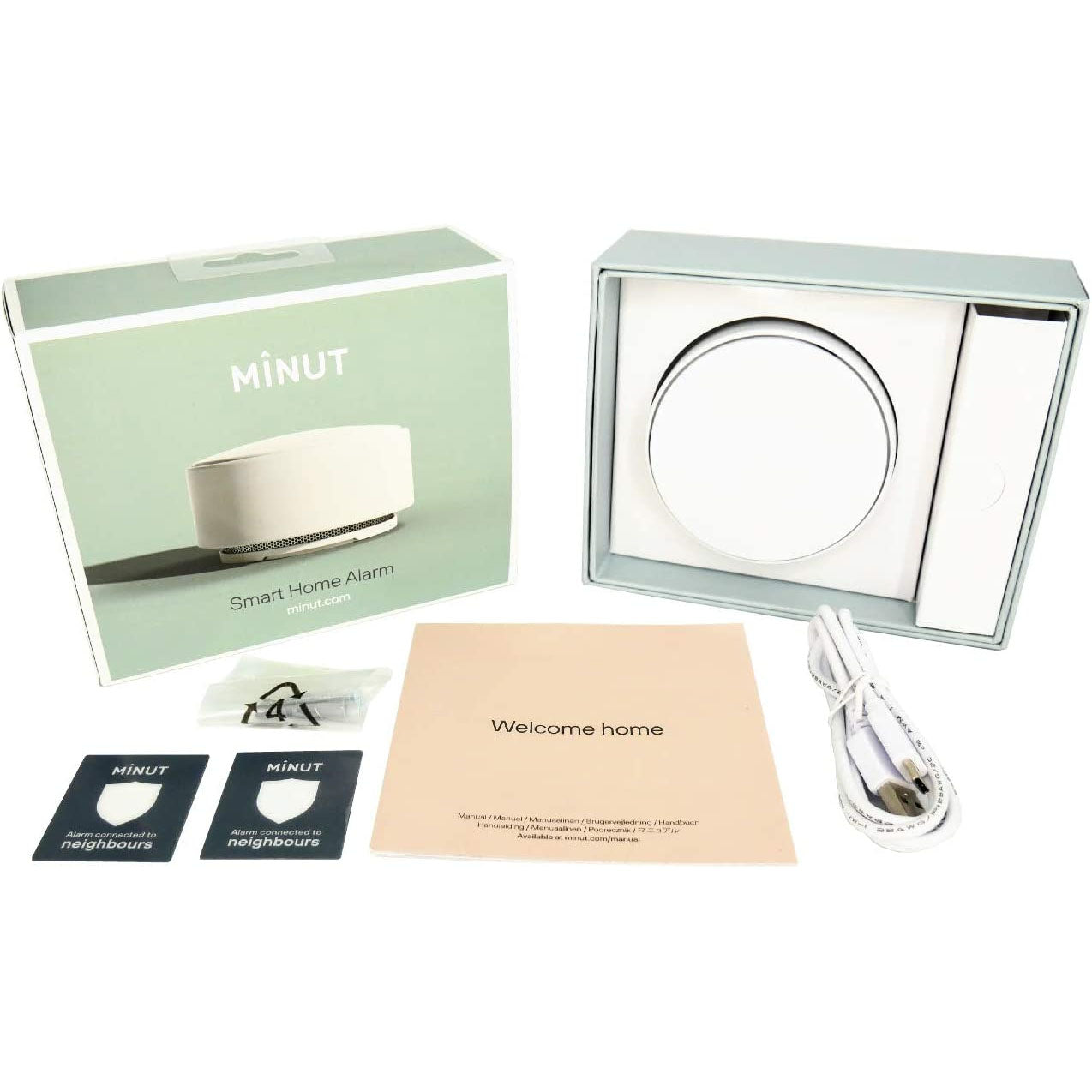 MINUT Smart Home Alarm Sensor with Noise and Temperature Monitoring
