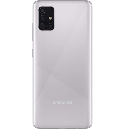 Samsung Galaxy A51 Unlocked 128GB Dual-SIM 6.5" LTE Android Smartphone Silver SM-A515F