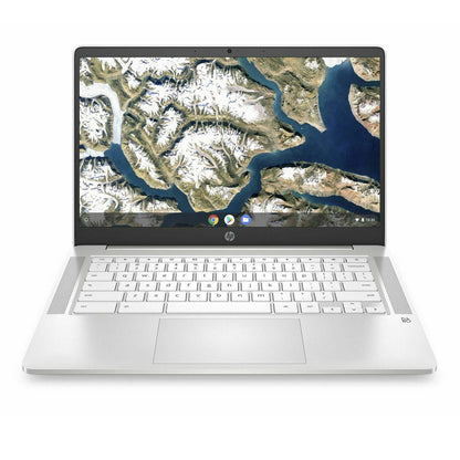 Ordinateur portable HP Chromebook 14 pouces, Intel Celeron N4000 2,6 GHz, 4 Go de RAM, 64 Go eMMC, argent