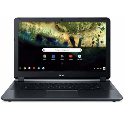 Ordinateur portable Acer Chromebook 15,6 pouces, Intel Atom X5, 4 Go de RAM, 32 Go eMMC, Chrome OS, gris