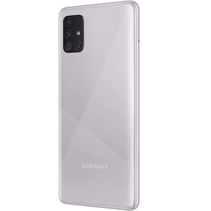 Samsung Galaxy A51 Unlocked 128GB Dual-SIM 6.5" LTE Android Smartphone Silver SM-A515F