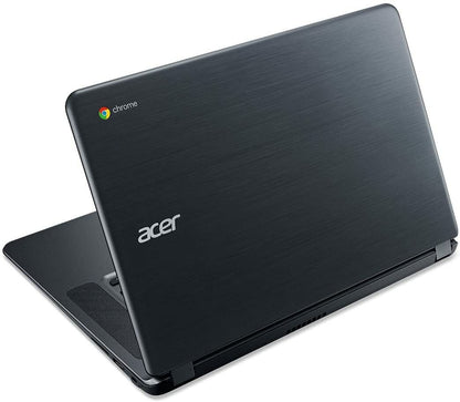 Ordinateur portable Acer Chromebook 15,6 pouces, Intel Atom X5, 4 Go de RAM, 32 Go eMMC, Chrome OS, gris