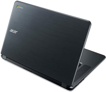Ordinateur portable Acer Chromebook 15,6 pouces, Intel Atom X5, 4 Go de RAM, 32 Go eMMC, Chrome OS, gris