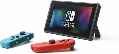 Nintendo Switch Console 32GB with Neon Blue and Red Joy-Con + Carrying Case