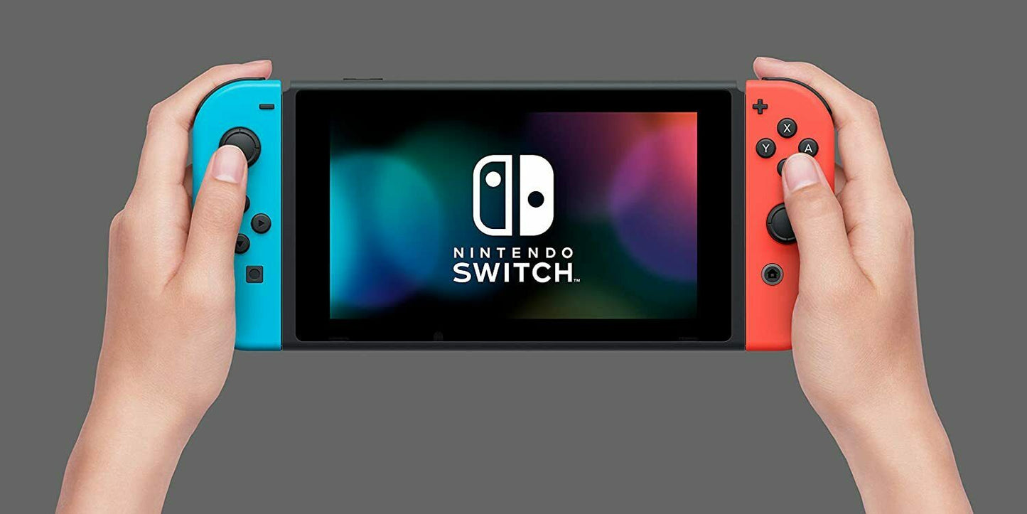 Nintendo Switch Console 32GB with Neon Blue and Red Joy-Con + Carrying Case