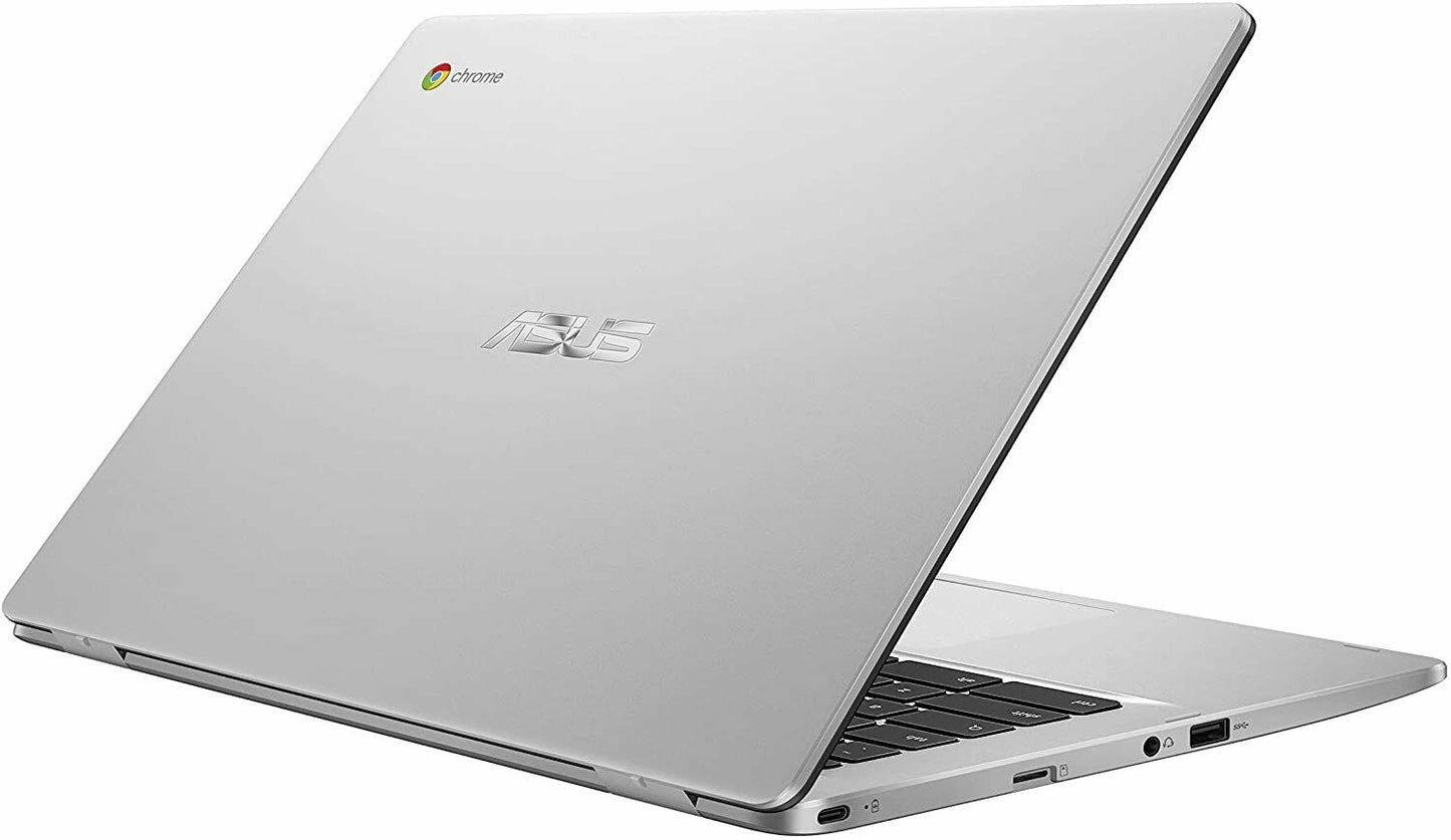 Asus 14" Chromebook Laptop Intel N3350 4GB RAM 64GB eMMC Chrome OS Netbook