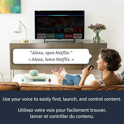 Amazon Fire TV Stick 4K avec télécommande vocale Alexa et Dolby Vision