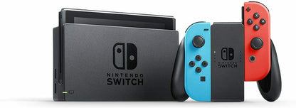 Nintendo Switch Console 32GB with Neon Blue and Red Joy-Con + Carrying Case