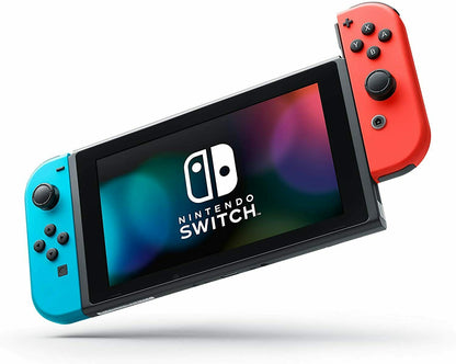 Nintendo Switch Console 32GB with Neon Blue and Red Joy-Con + Carrying Case