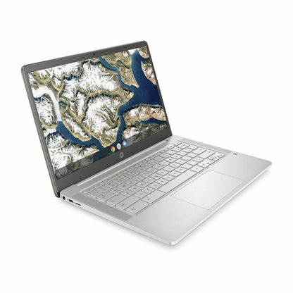Ordinateur portable HP Chromebook 14 pouces, Intel Celeron N4000 2,6 GHz, 4 Go de RAM, 64 Go eMMC, argent